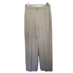 St. John Collection Knit wool blend slacks, Cream color size 8